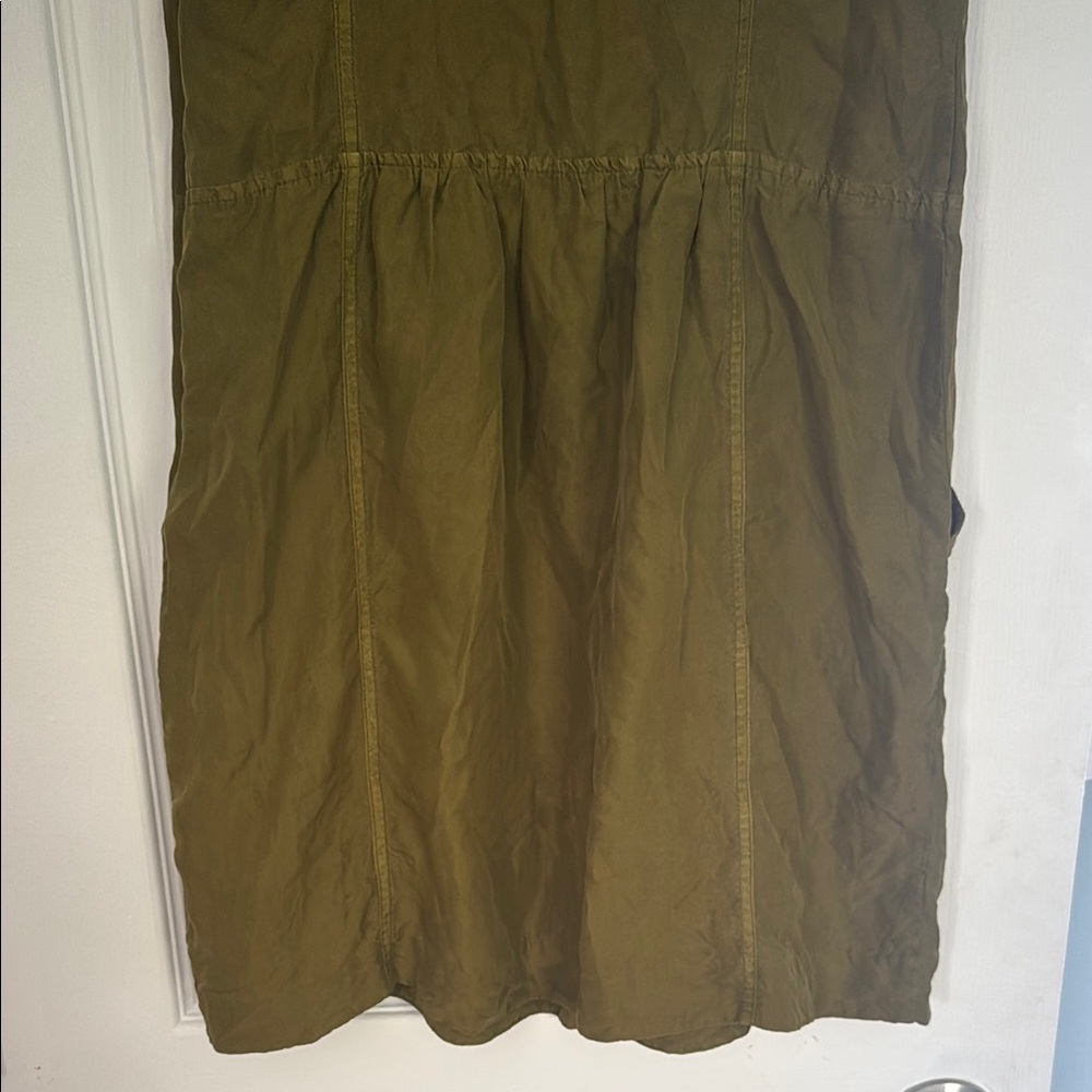 Burberry Green Polo Collar A-Line Mini Dress - Picture 6 of 11
